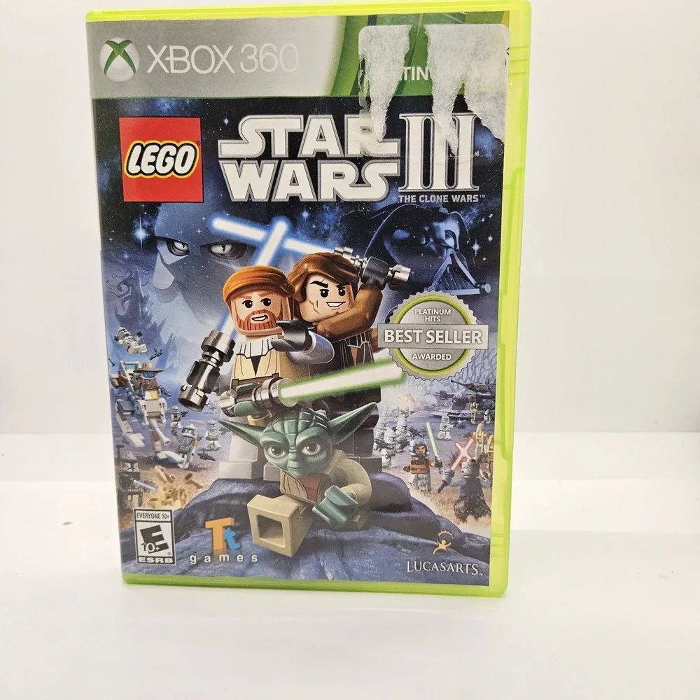 LEGO Star Wars III The Clone Wars Xbox 360 Platinum Hits Complete